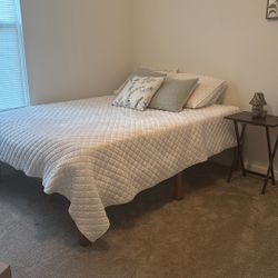 Queen Mattress w/ Topper & Bedframe