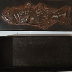 Jan Barboglio Metal Fish Box Retired