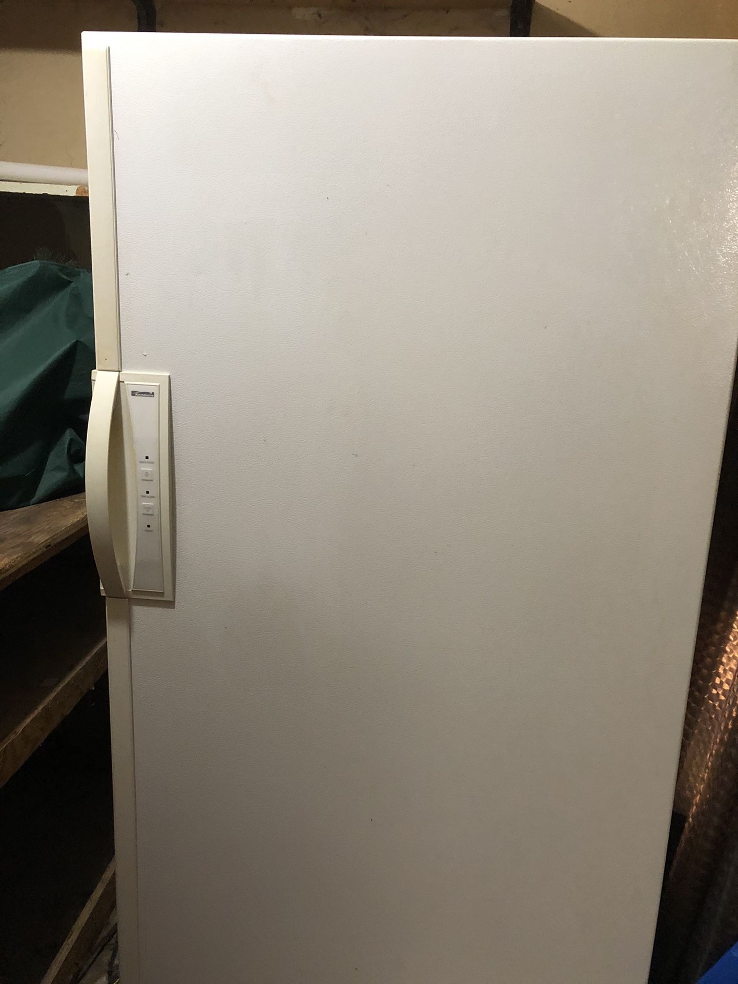 Kenmore freezer with lock