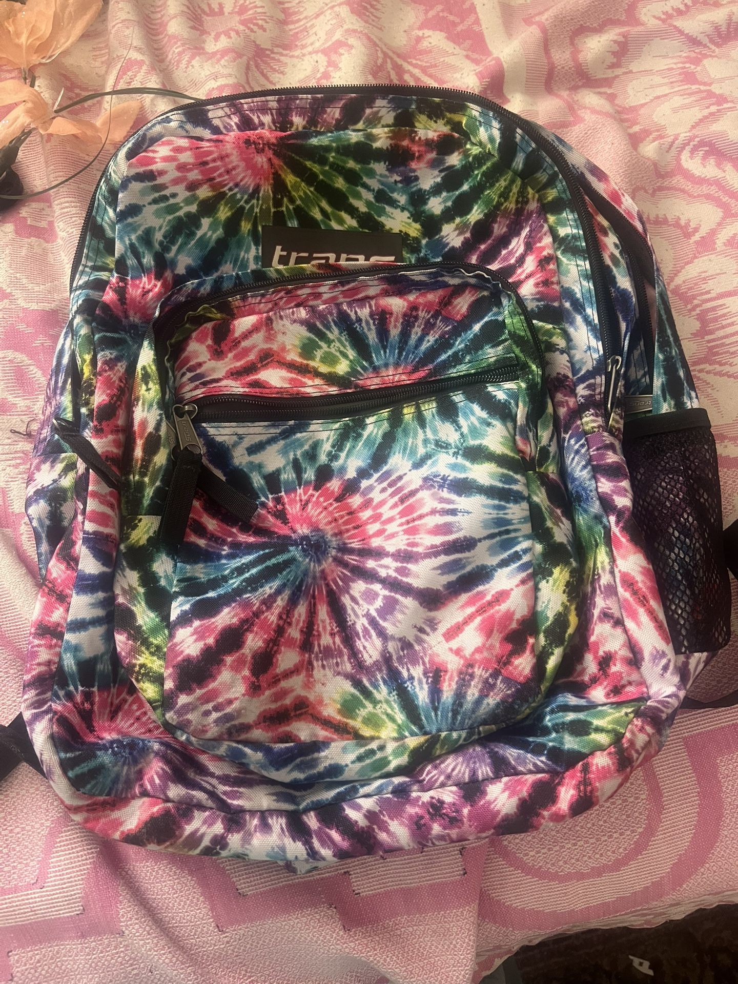 TRANS by JANSPORT “CATTY CROWD" SUPERMAX BACKPACK JS00TM60 good condition