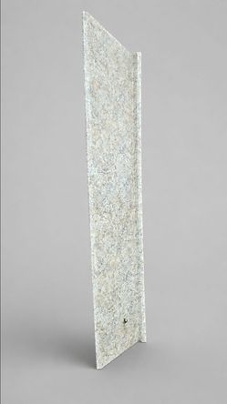 Calcutta Marble Laminate Countertop Section with Backsplash 105" - 118"