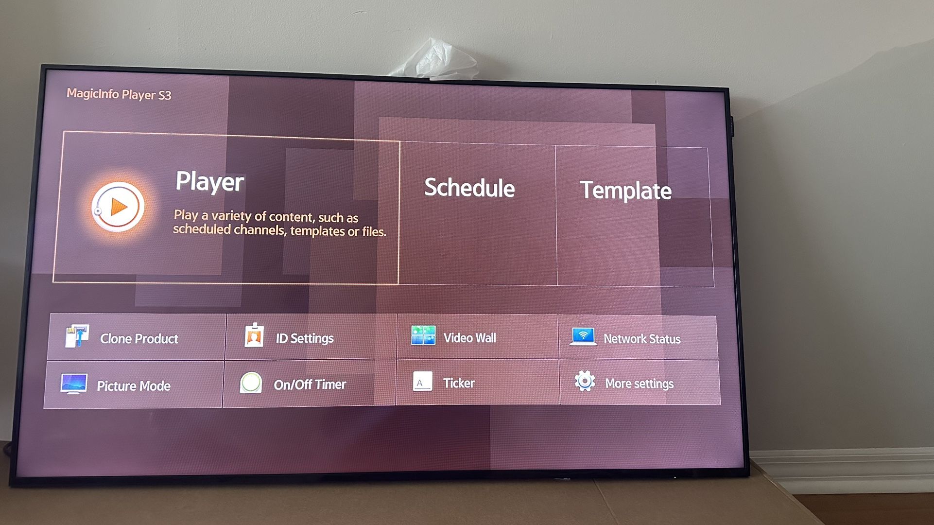 Samsun Pro Tv 55 Inch