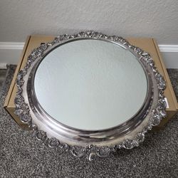 VIntage silver mirror