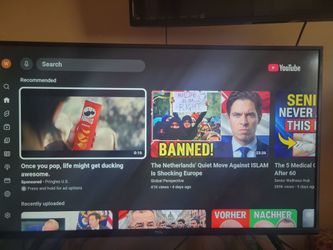 TCL. smart tv with wall mount