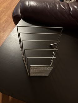 5-Slot Wire Mesh Desktop File Holder