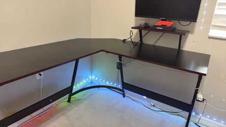 L-shaped desk