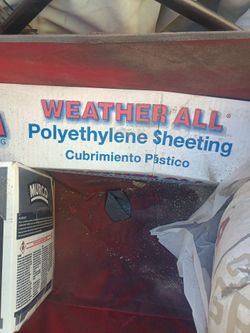 8ft 4inx200x1.5 mil polyethylene sheeting