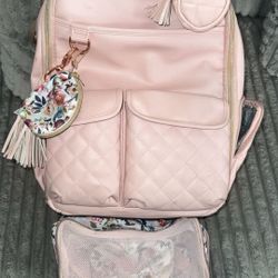 Rose Gold Pink Itzy Ritzy Boss Plug Backpack