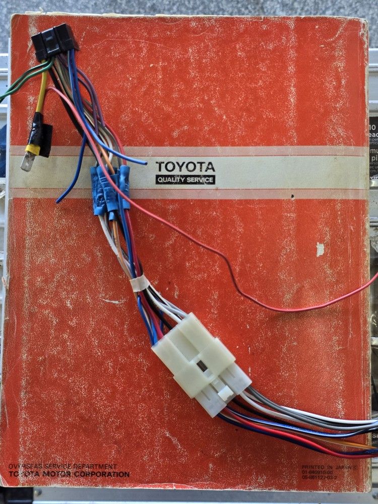 📦 Toyota Radio Wiring Harness - Pickup