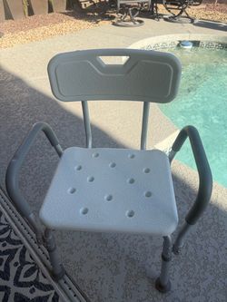 Shower Chair with Arms and Back
