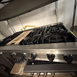48” Viking Gas Range Top Stainless Steel 