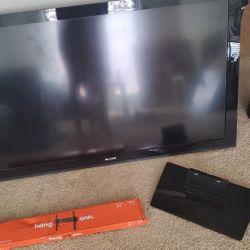 65" Sony TV with Wall mount and Stand