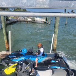 2018 GTR Supercharged  Seadoo & 2016 GTX Supercharged  Seedoo On A New Aluminum  Trailer.