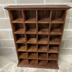 Solid Wood Storage Shelf 