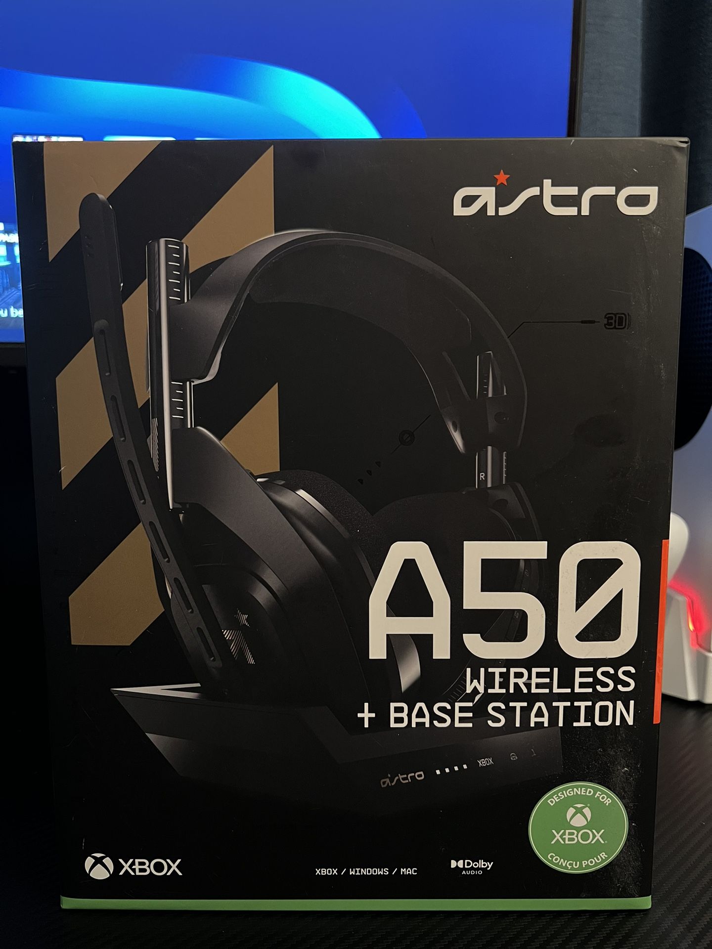 Astro A50 Wireless Headset + Base Station – Like New!