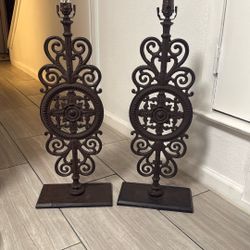 Restoration Hardware - Parisian Iron Gate Table Lamps