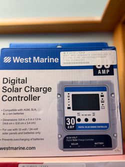 West Marine 30 Amp Digital Solar Charge Controller