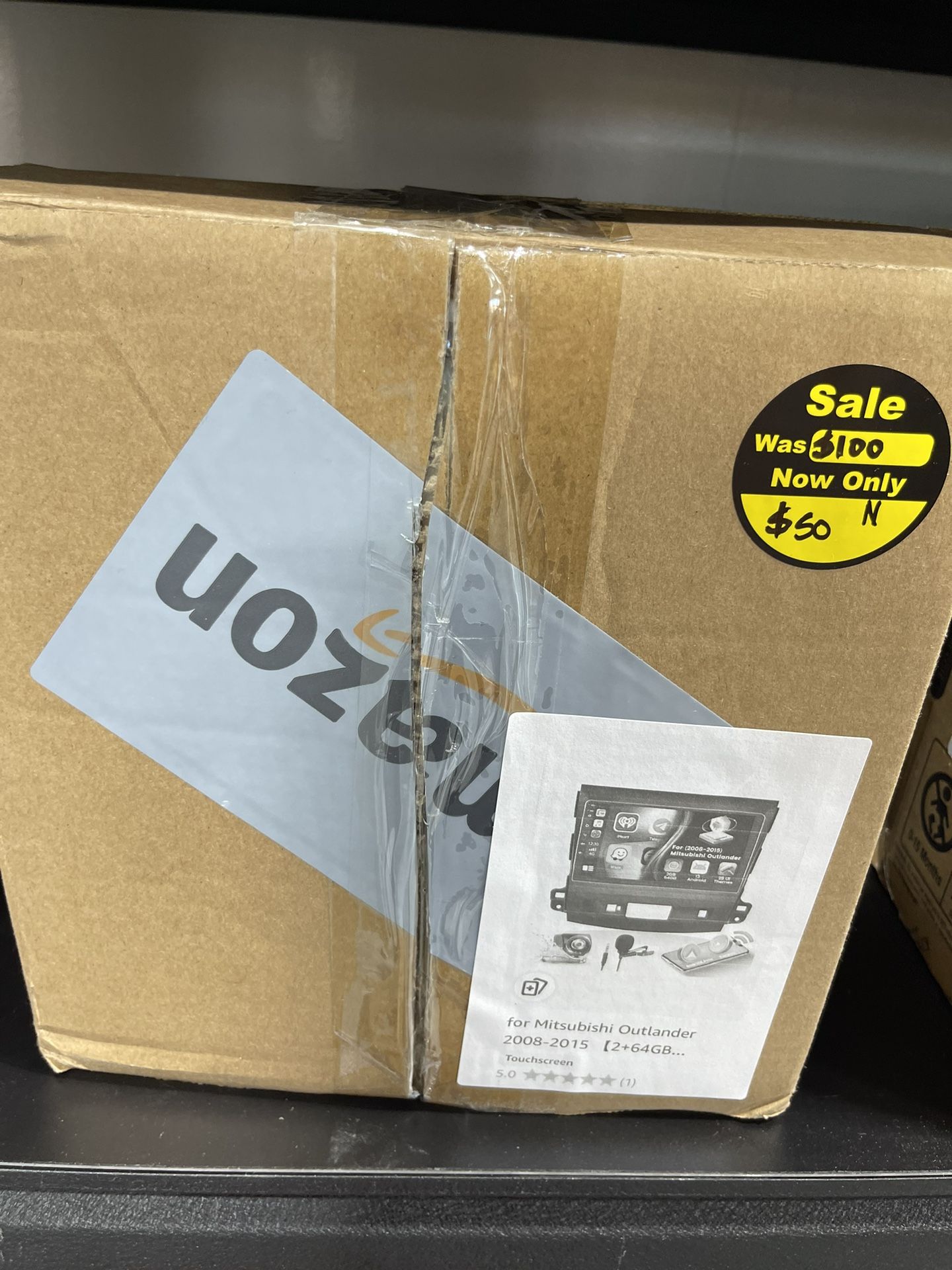 for Mitsubishi Outlander 2008-2015 【2+64GB Carplay Radio】Android 13 Car Stereo with Wireless Carplay Android Auto, 9 Inch Touch Screen Car Radio GPS W