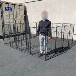 (New in box) $270 Large 10x10ft Heavy Duty 48” Tall, 16-Panels Dog Playpen Pet Exercise Fence Crate Kennel