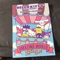 Hello Kitty And Friends Coloring Book 