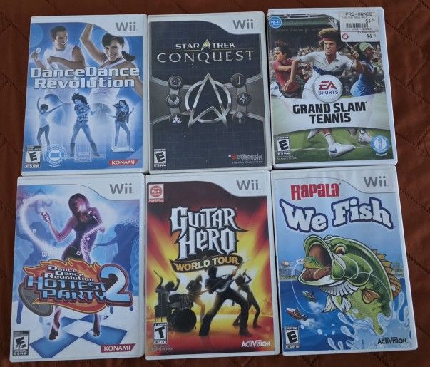 Wii Games $40 For All