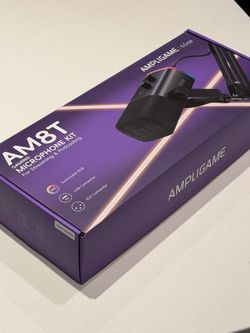 Fifine AmpliGame AM8T USB/XLR Mic Kit + Boom Arm