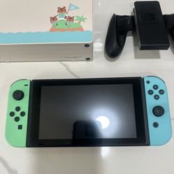 Nintendo Switch Limited Edition Animal Crossing Console