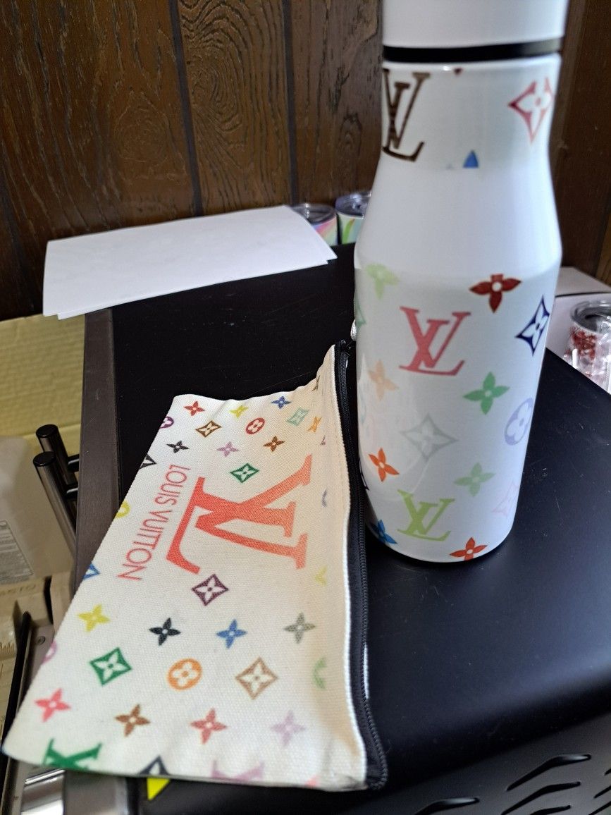 LV Thermos And Makeup Pouch