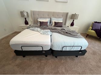 King Tempurpedic Ergo Bed and Power Foundation