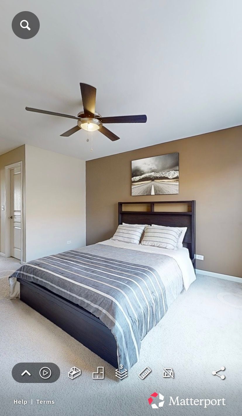 Queen Bed with Queen Mattress