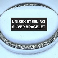 Sterling Silver Unisex Bracelet 