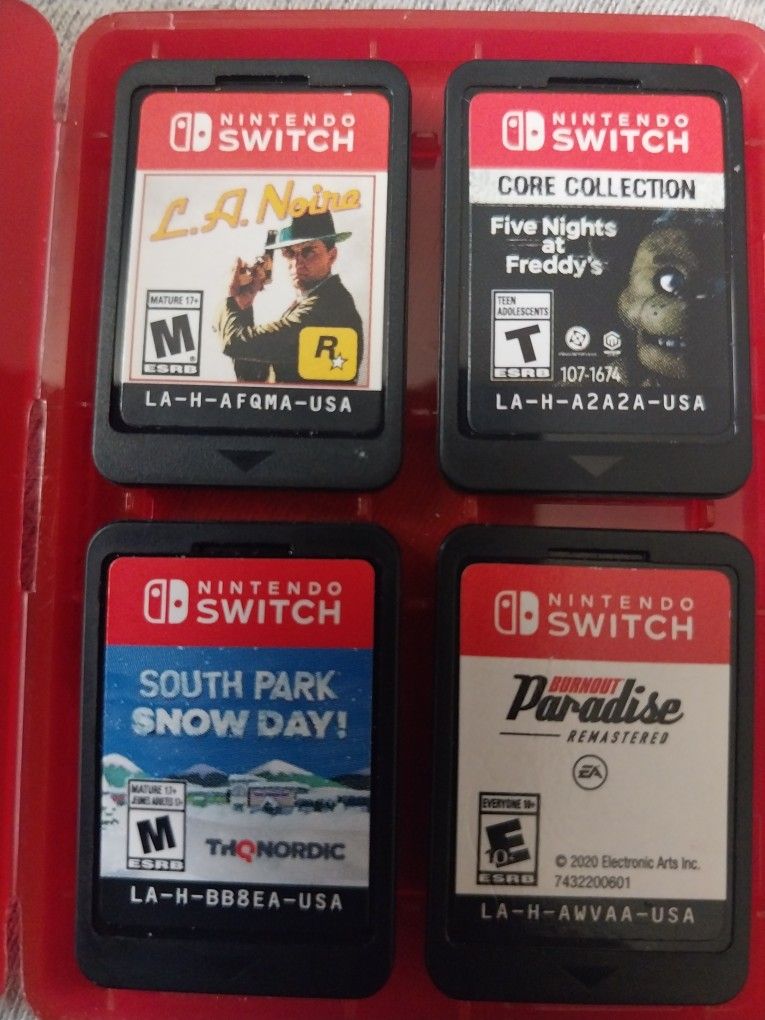 4 Nintendo Switch Games $30 Each
