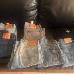 Men’s Levi’s Jeans 36/32-34/32-33/32