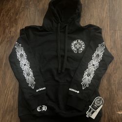 Black Chrome Hearts Hoodie