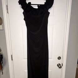 Women’s Formal gown black XL 16