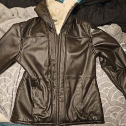 Brown Leather Jacket 
