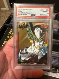 PSA 10 gold Cell leader SB01-001