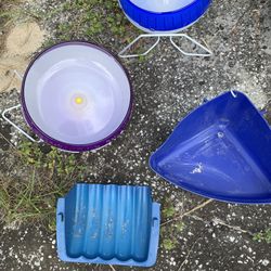 Animal Wheels, Hay Holder, & A Litter Box
