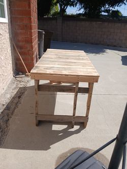 Patio Table Rustic