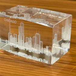 Glass Chicago Skyline Merchandise