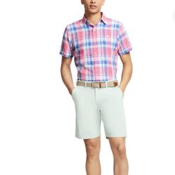 NEW Panama Jack Seagram Green Hybrid Bermuda Golf Shorts Men’s Size 36 NWT