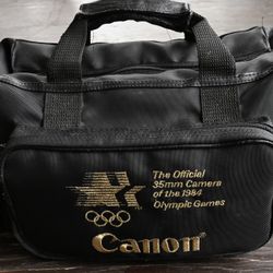 Vintage 1984 Olympics Canon Camera Bag 