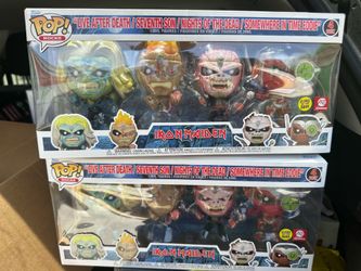 FUNKO POP! ROCKS: Iron Maiden - Eddie 4PK Glow in the Dark Box Set (AE Exclusive)
