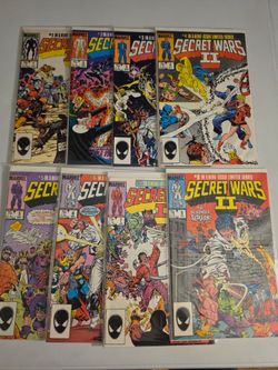 Nm 1985 marvel secret wars 2 (1-9 ) complete comicc book set