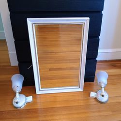 70s Recessed Medicine Cabinet with Lights