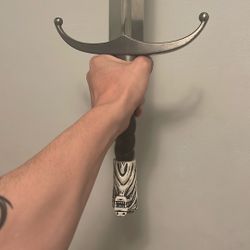 Jon Snow Replica Sword W/ Hand Carved Wooden Pommel