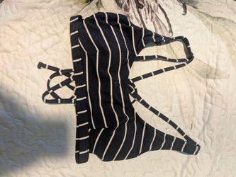 Striped Bathing Suit Top