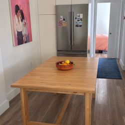 IKEA Expandable Wood Dining Table (Nordviken style)
