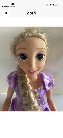 Disney Tangled Princess My Size Play Date Rapunzel Life-Size Doll 32" Tall