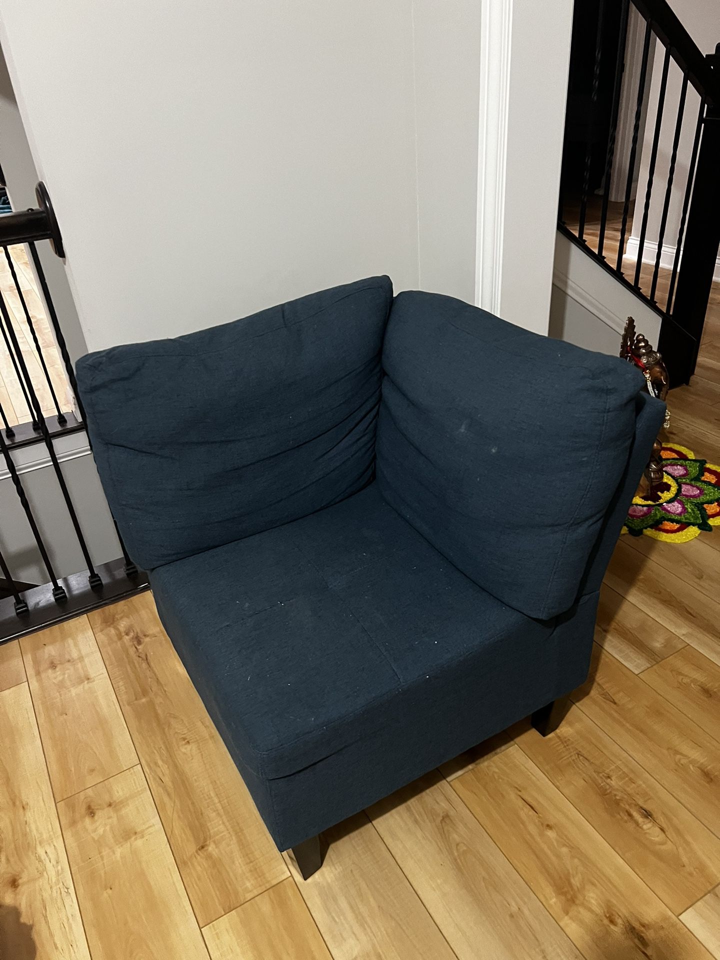 Blue Corner Chair